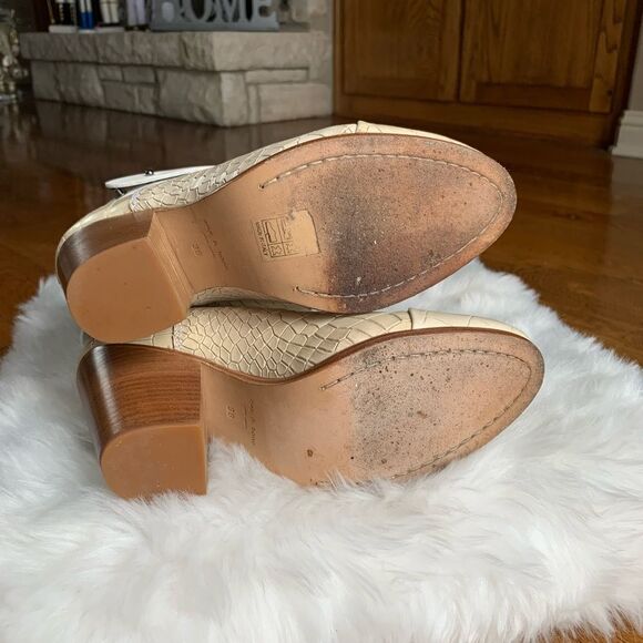 Rag & Bone Harrow Beige Leather Boots - Picture 4 of 12